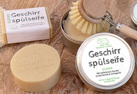 Neuheiten - Gurke Geschirrspülseife 150g