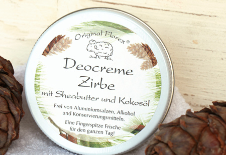 Neuheiten - Deocreme Zirbe