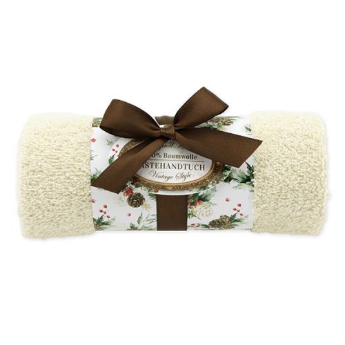 Towel rolled 30x50cm, Vintage Style
