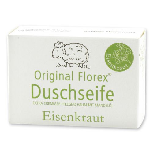 Duschseife mit Schafmilch eckig 100g in Papierschachtel