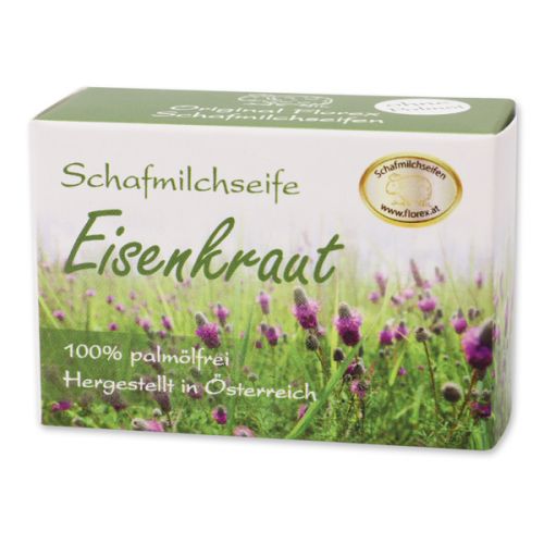 Palmölfreie Schafmilchseife 100g verpackt in Papier-Schachtel