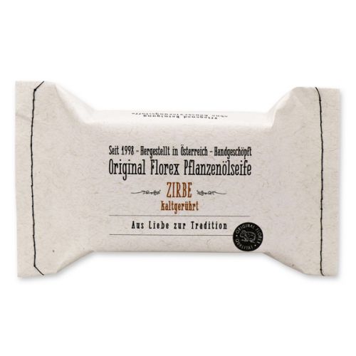Cold-stirred soap 100g in a stittched paper bag "Love for tradition"