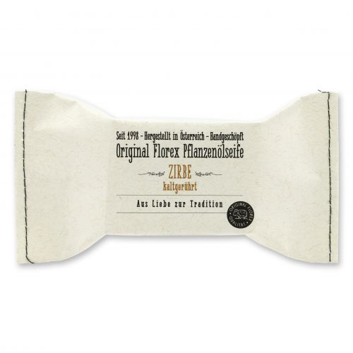 Cold-stirred soap 100g in a stittched paper bag "Love for tradition"