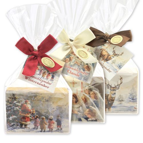 Schafmilchseife 150g in Cello Weihnachtszauber