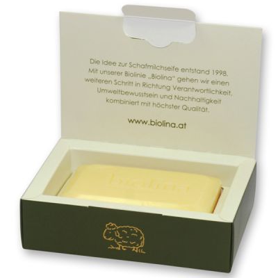 Biolina sheep milk soap 200g in box, Citrus fruit 