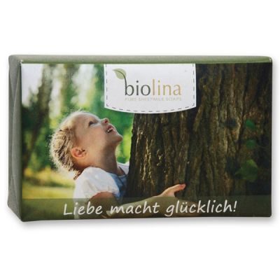 Biolina Schafmilchseife 200g, Granatapfel 