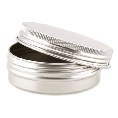 Soap tin out of aluminium with sealing insert, 75ml 