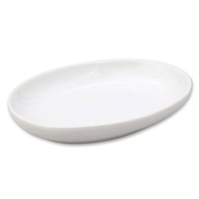 Soap dish porcelain oval "neutral" 
