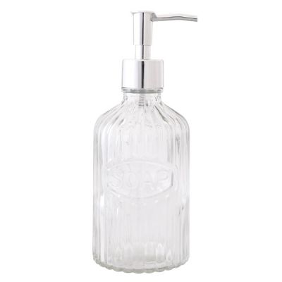 Soap dispenser glass "SOAP" 500ml 