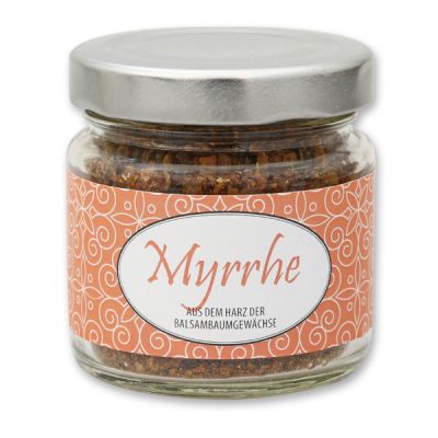 Myrrhe 60g im Glas, Echte Myrrhe 