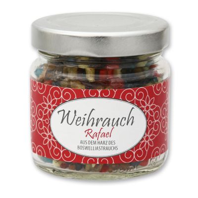 Incense mix 60g in glass jar, "Rafael" 
