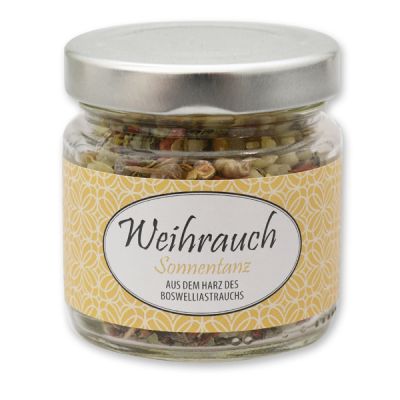 Weihrauchmischung 60g im Glas, Sonnentanz 