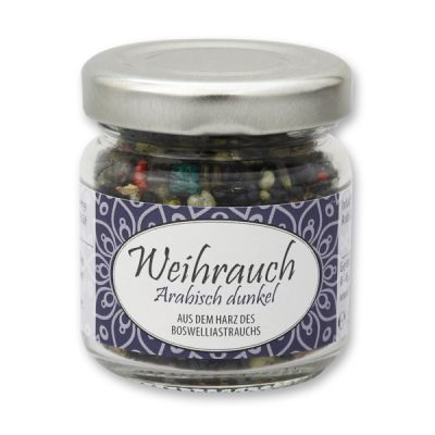 Incense mix 30g in a glass jar, "Arabisch dunkel" 