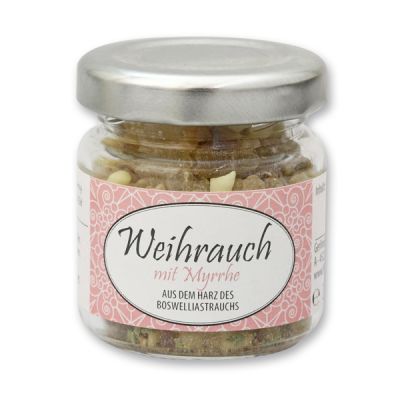 Weihrauchmischung 30g im Glas, Weihrauch mit Myrrhe 