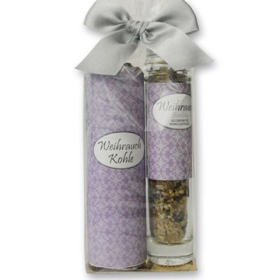 Incense set in a cellophane bag, Incense mix "Basilika" 