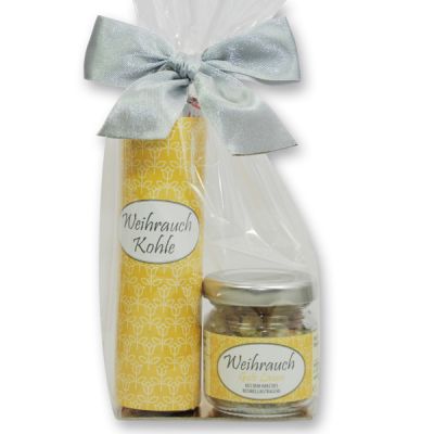 Incense set in a cellophane bag, Incense mix "Gute Laune" 