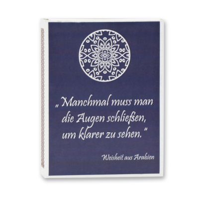 Zündhölzer klein, "Motiv Arabisch dunkel" 