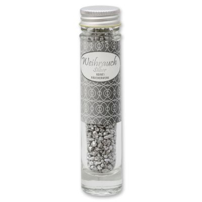 Incense 35g in a high glass jar, "silver" 