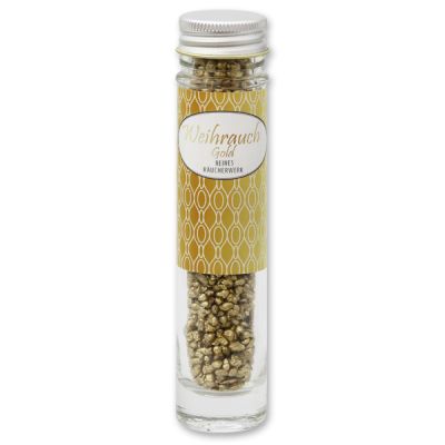 Incense 35g in a high glass jar, "gold" 