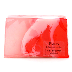 Handmade glycerin soap 90g in cello, Amor 