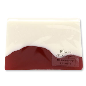 Handmade glycerin soap 90g in cello, Cranberry 