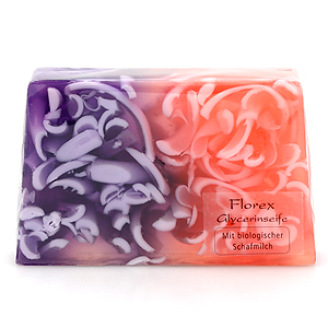 Handmade glycerin soap 90g in cello, Lilac 