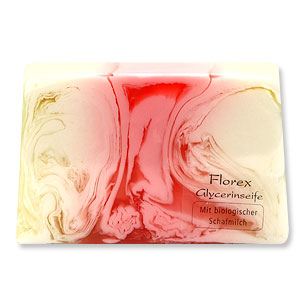 Handmade glycerin soap 90g in cello, Raspberry 