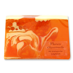 Handmade glycerin soap 90g in cello, Honey 