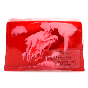 Handmade glycerin soap 90g in cello, Cherry 