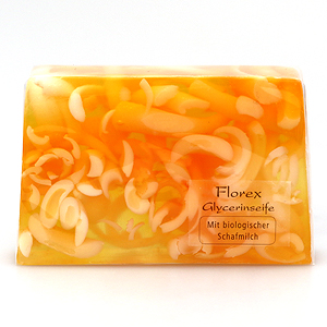 Handmade glycerin soap 90g in cello, Mandarin 