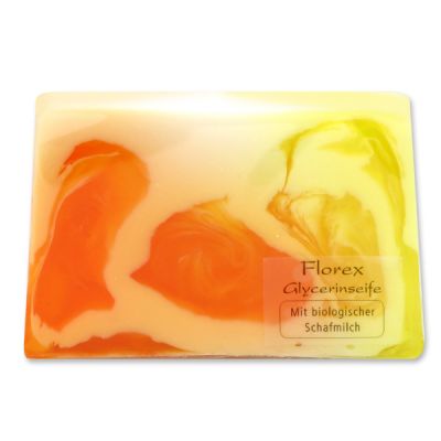 Handmade glycerin soap 90g in cello, Apricot 