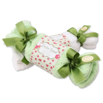 Sheep milk soap 100g in a washcloth "Vielen Dank", Verbena 