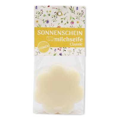 Schafmilchseife Blume 115g in Cello "Sonnenschein", Classic 
