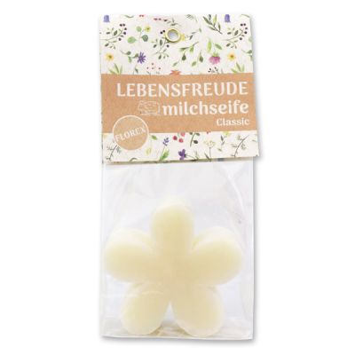 Schafmilchseife Margerite 78g in Cello "Lebensfreude", Classic 