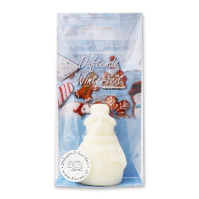 Schafmilchseife Schneemann 40g in Cello "Duftende Winterzeit", Classic 