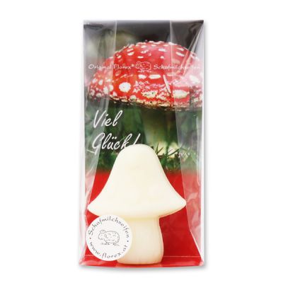 Sheep milk soap fly agaric 50g in a cellophane bag "Vielen Dank", Classic 