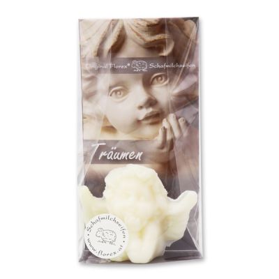 Sheep milk soap angel 50g in a cellophane bag "Träumen", Classic 