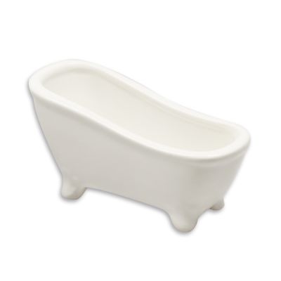 Ceramic bath tub small 12 x 6cm 