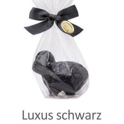 Schafmilchseife Schaf Lina 75g in Cello, Luxus schwarz 