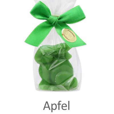 Sheep milk soap rabbit 40g in a cellophane, Apple 