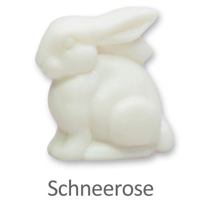 Sheep milk soap rabbit 40g, Christmas rose white 