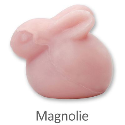 Schafmilchseife Hase liegend 40g, Magnolie 