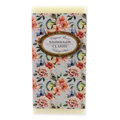 Sheep milk soap bar 100g "Vintage motif 170", Classic 