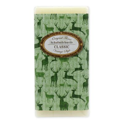 Sheep milk soap bar 100g "Vintage motif 178", Classic 