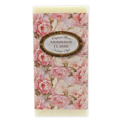 Sheep milk soap bar 100g "Vintage motif 196", Classic 