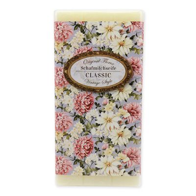 Sheep milk soap bar 100g "Vintage motif 203", Classic 