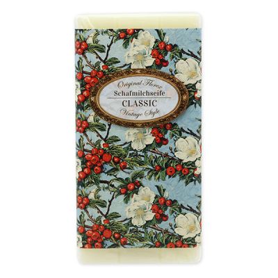Sheep milk soap bar 100g "Vintage motif 209", Classic 