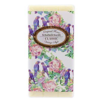 Sheep milk soap bar 100g "Vintage motif 82", Classic 