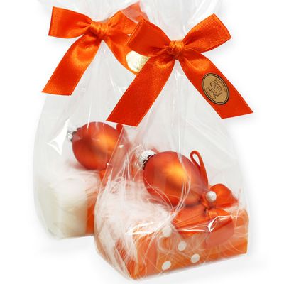 Sheep milk soap 100g, decorated with an easter egg in a cellophane, Classic/freesia 