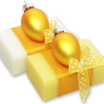 Sheep milk soap 100g decorated with a easter egg, Classic/Grapefruit 